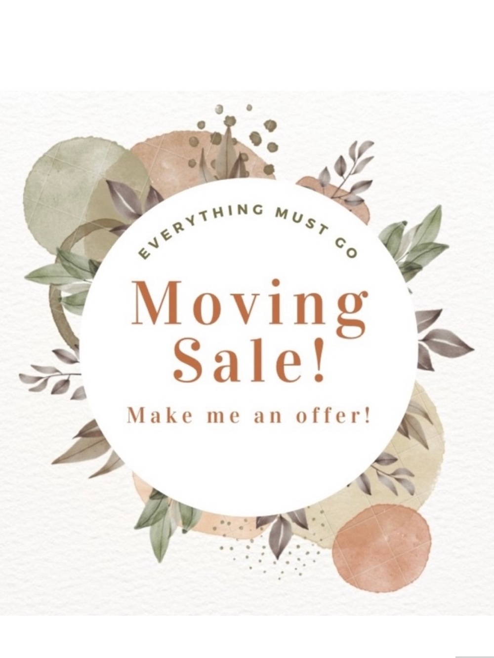 Offers welcome!